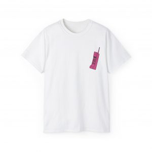 Kinda Busy® 01 Unisex Ultra Cotton T-Shirt Black/Pink Shrink Style